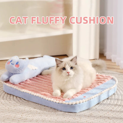 Cute Soft Cat & Dog Cushion Bed