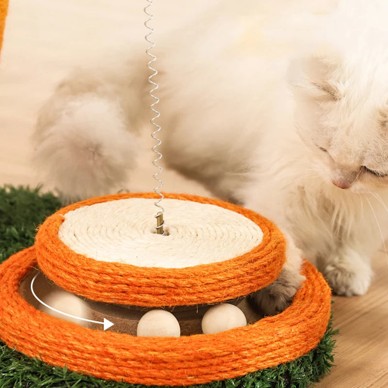 Cute Carrot Scratching Post And Toys