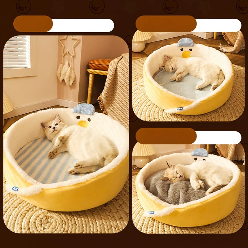 Deep Sleeping Cute Shape Cat Bed