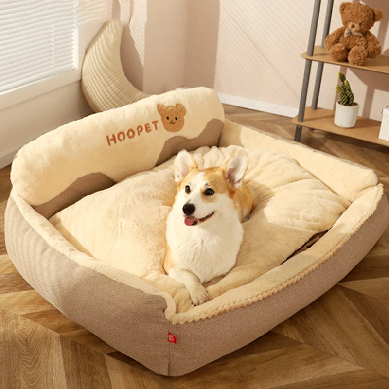 Large Cozy Calming Sofa Dog Bed