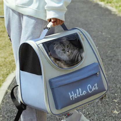 Portable Folding Travel Large Pet Carrier Bag Backpack