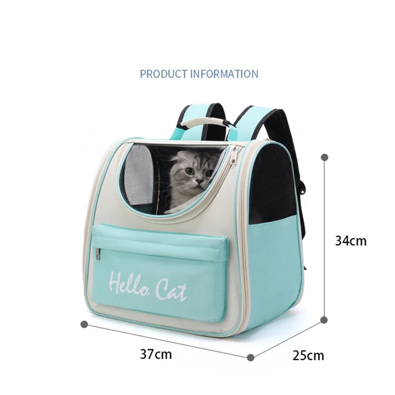 Portable Folding Travel Large Pet Carrier Bag Backpack