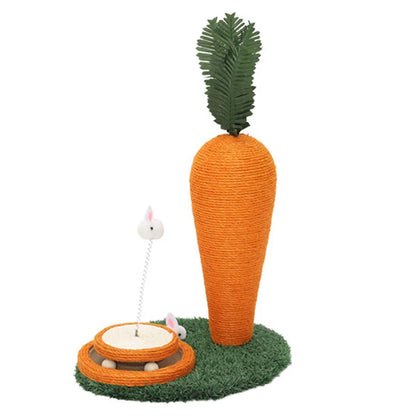 Cute Carrot Scratching Post And Toys